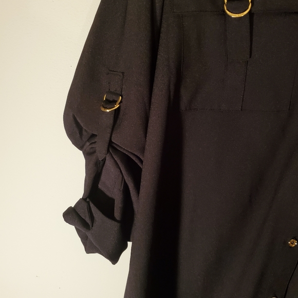 NWT Calvin Klein Button Front Blouse Womens Medium - Picture 3 of 7